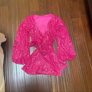 Pink sequin Dress